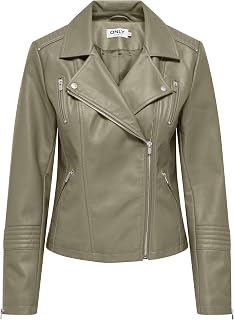 ONLY Faux Leather Jacket ONLGEMMA Faux Leather Jacket