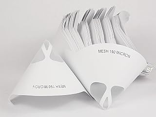 100 x PAINT STRAINERS NYLON MESH PAINT FILTERS CONE STRAINERS 190microns