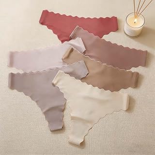 6 Pieces Women Seamless Sexy Low Waist Seamless Seamless Thong