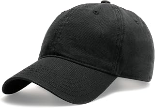 FURTALK Unisex Vintage Unstructured Baseball Cap Washed Cotton Dad Hat | 100% Cotton, Adjustable Buckle, Lightweight, Breathable, Box Package, Outdoor Caps