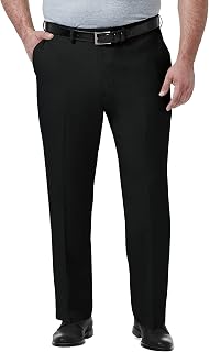 [Haggar] メンズ B&T プレミアム コンフォート クラシックフィット フラットフロント 拡張可能ウエストパンツ