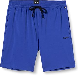 BOSS Herren Mix&Match Short CW Shorts aus elastischer Baumwolle mit Kontrast-Logo und Kordelzug