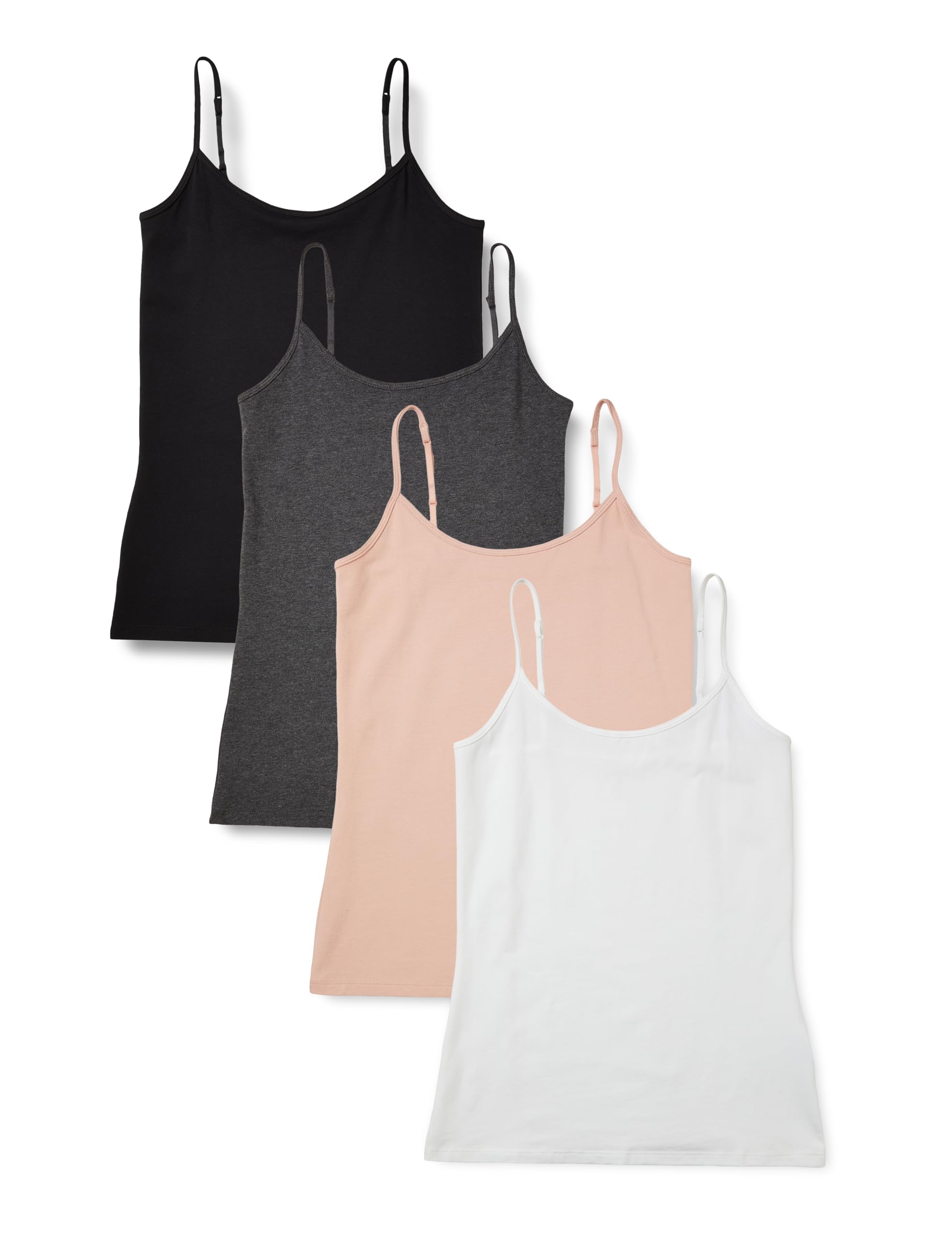 Amazon Essentials Women's 4-Pack Slim-Fit Camisole