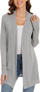 Women's Open Front Long Cardigan Sweaters Dressy Casual