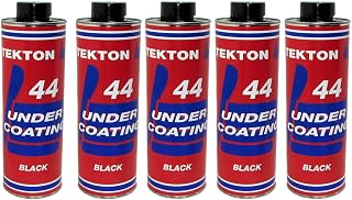 Tekton44 Vehicle Undercoating - Black Sprayable Automotive Undercoating for Cars, Trucks, Vans - Rust and Corrosion Protection (5 Liter Cans Only)