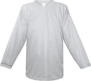 Troy DJ80 Series Ice Hockey Practice Jersey | Senior | Solid Color | Blank | Plain | Men | Mesh | Lightweight