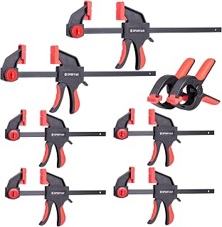 Spurtar Juego de 8 sargentos carpintero 150 mm y 300 mm carga pesada