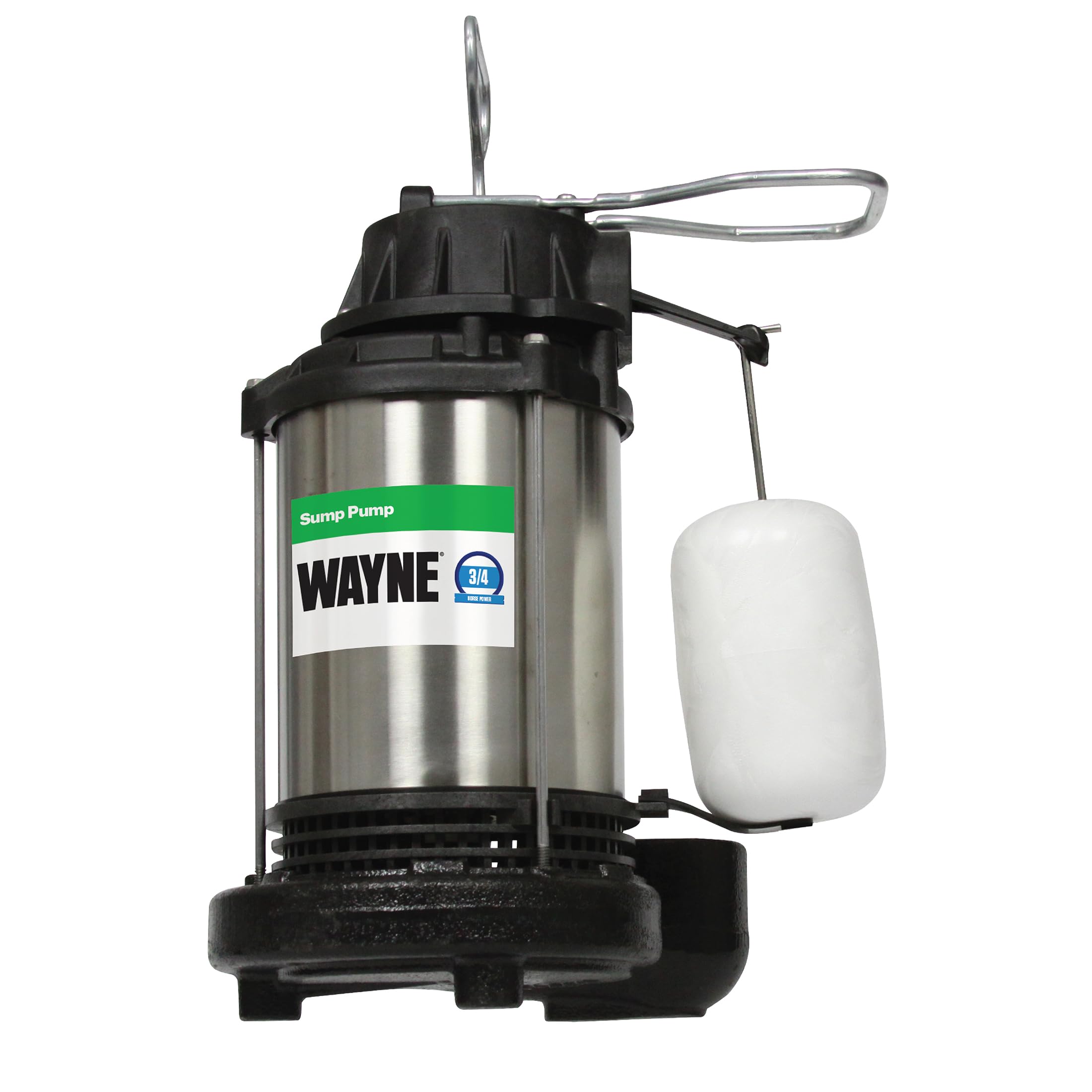WAYNE CDU980E 3/4 HP Submersible Sump Pump – Cast Iron & Stainless Steel, Vertic