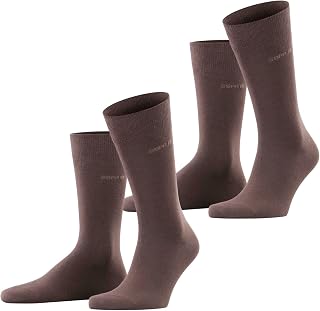 ESPRIT Men's Basic Plain 2-Pack Breathable Cotton Socks