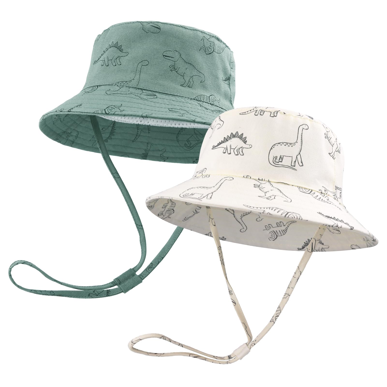 RAOEXI Baby Sun Protection Hat UPF50+ Toddler Girls Summer Bucket Boys Beach Hat