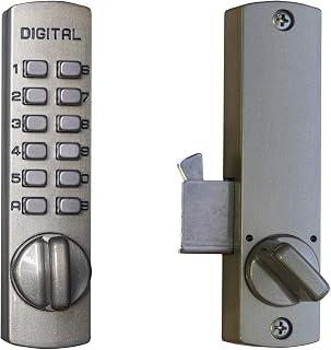 Lockey C150 C Series Keyless Entry Sliding Door Mechanical Deadbolt - Satin Nickel