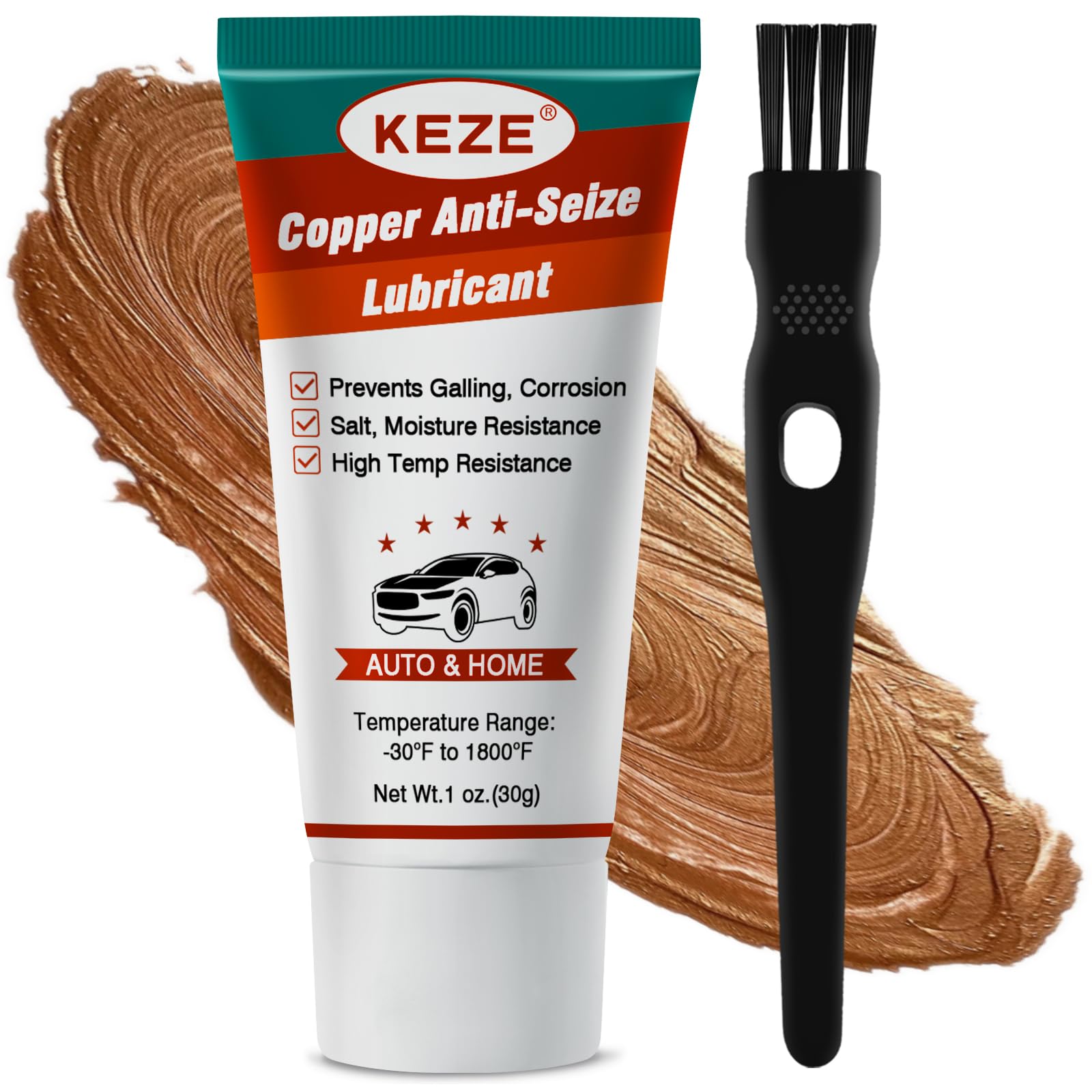 Keze Copper Anti Seize Thread Lubricant Grease Antiseize Lubrication | for Autom