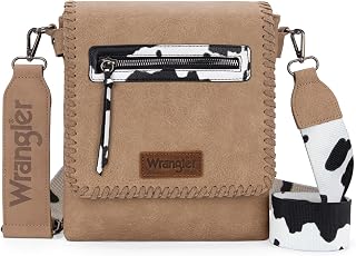 Wrangler Crossbody Bags for Women Vintage Hand Woven Shoulder Purse