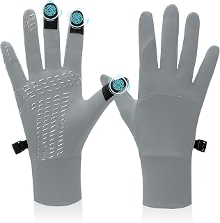 Running Gloves, Winter Touchscreen Gloves Windproof Lightweight Non-Slip Warm Gloves for Cycling Driving Hiking Men Women