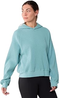THE NORTH FACE womens Chabot Hoodie | 2 Piece Hood With Front Overlap, Rib Knit Cuffs & Hem, Raglan Sleeves & Logo Flag Label