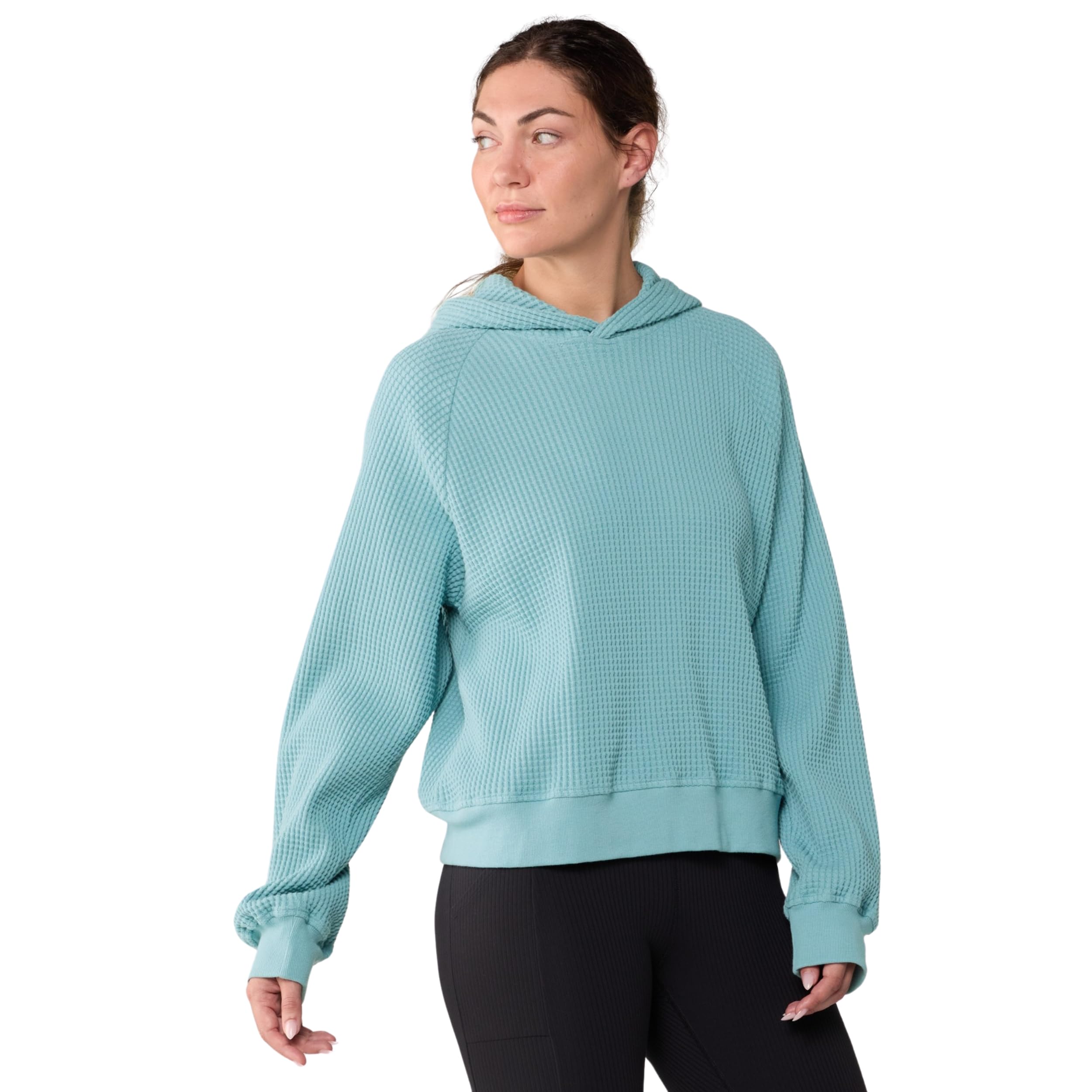 THE NORTH FACE womens Chabot Hoodie | 2 Piece Hood With Front Overlap, Rib Knit 