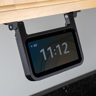 matterform Under Cabinet Kitchen Mount Bracket for Amazon Echo Show 5 3rd Gen Alexa Devices | Compatible only with 3rd Gen 2023 Echo Show 5 Model | All Hardware Included (Black)