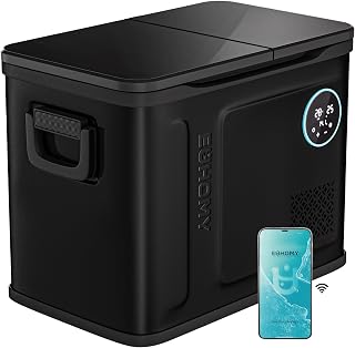 EUHOMY 48QT 12 Volt Refrigerator,Dual Zone -4℉~68℉ Portable Freezer for Car | No Ice Needed, 12V&amp;100-240V, Fast Cooling, ECO/MAX Modes, 3-Level Battery Protection, Home&amp;Outdoor Use,Low Noise
