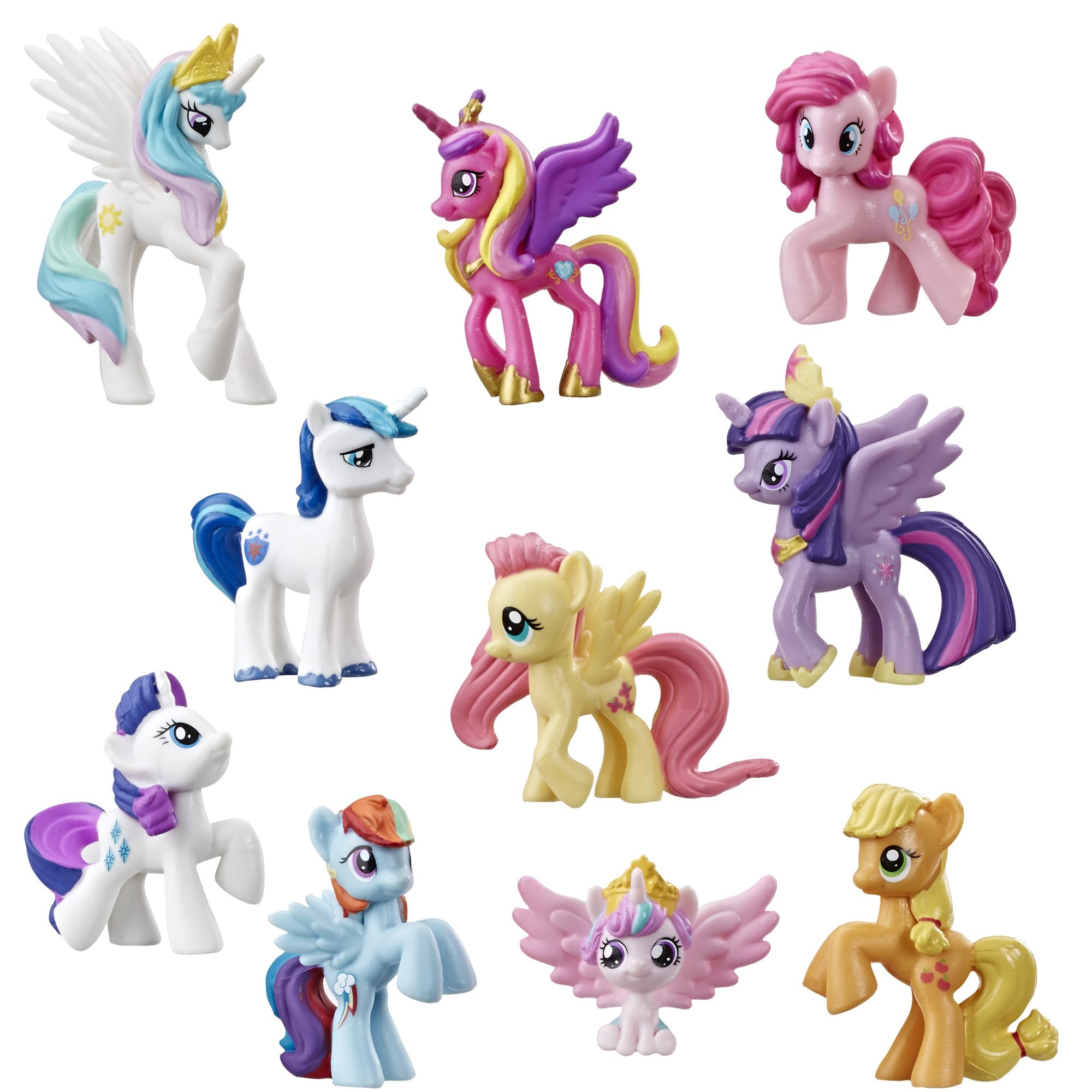 My Little Pony Toy Rainbow Equestria Favorites 10 Figure Collection, for Kids Ag