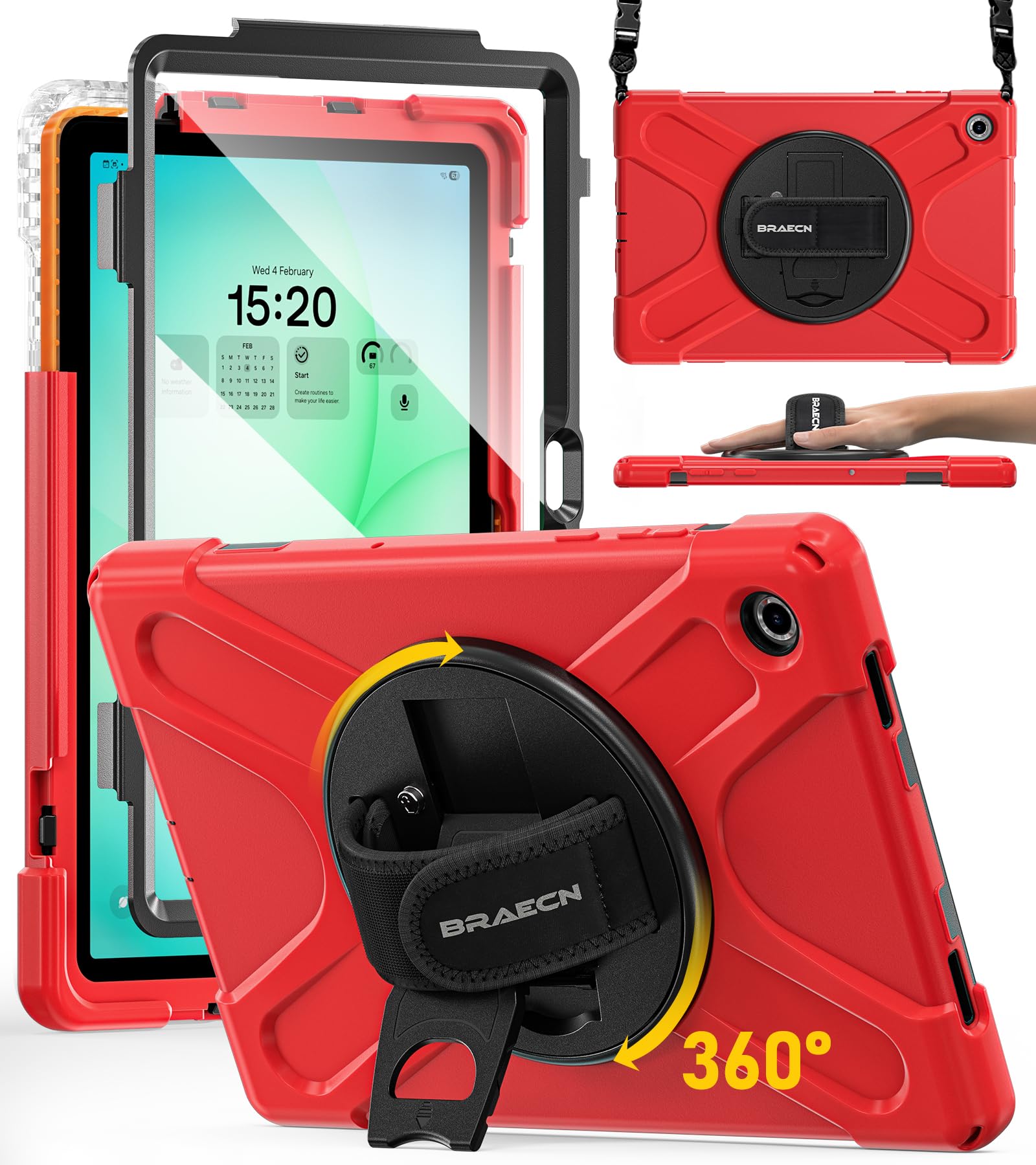 BRAECN Galaxy Tab A11+ Case - Samsung A11 Plus 11" 2025 Tablet Case