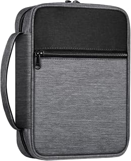 FINPAC Bible Cover, Carrying Book Case Bible Bag with Handle