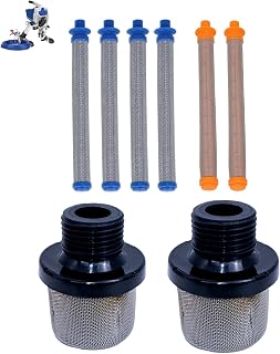 (2+4+2) Packs Airless Spray Filter Set –288716 Pump Inlet Strainer, 288749 60 Mesh, 288750 100 Mesh Gun Filters – Compatible with graco Magnum X5 X7ProX17 ProX19 ProX7 ProX9 SG2 SG3