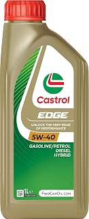 Castrol EDGE 5W-40 Advanced Full Synthetic Engine Oil, 1L