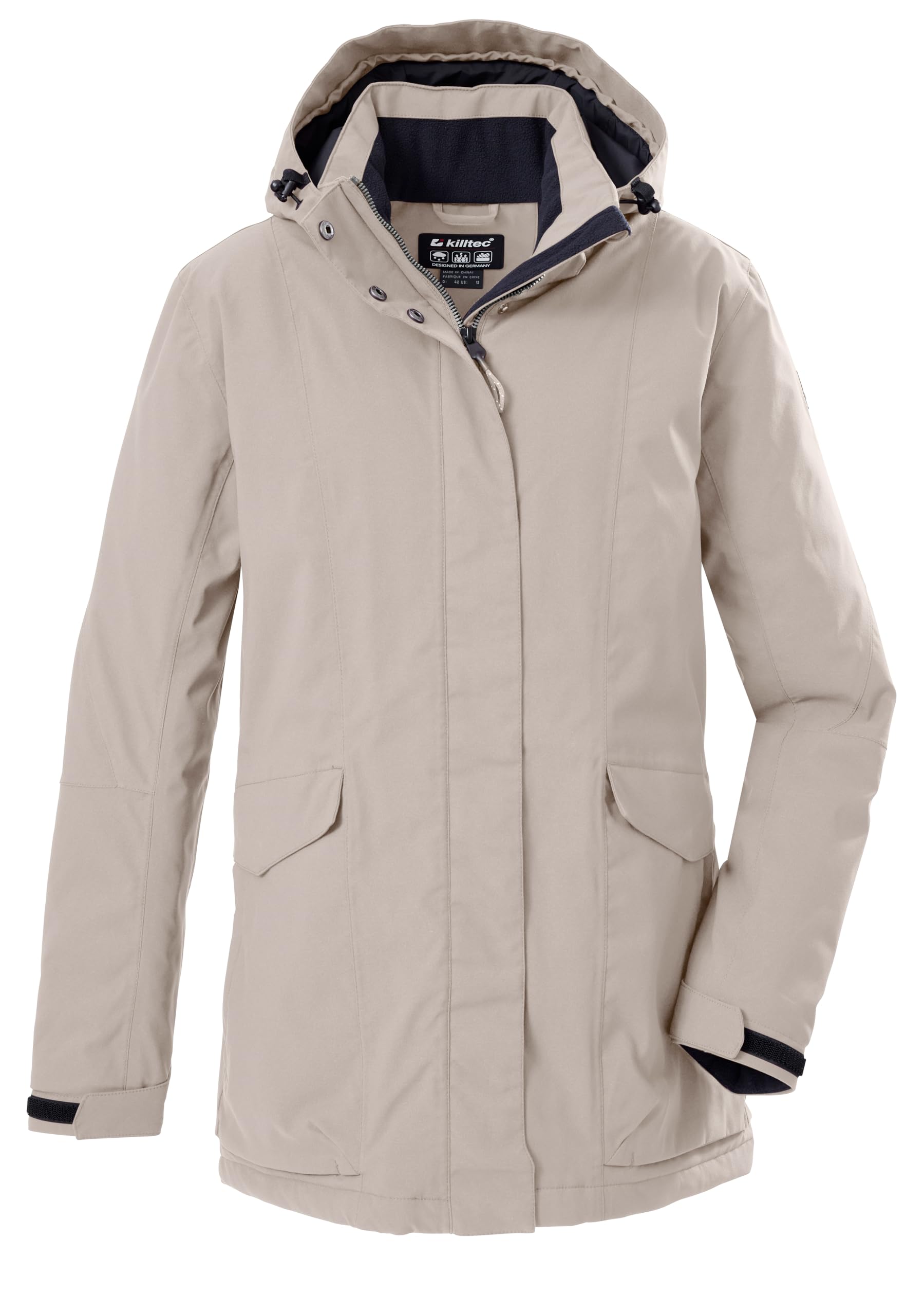 Killtec Damen Jacke Women's Functional Outdoor Waterproof Jacket with Zip Hood (