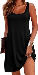 Bresdk Women's Cotton Pyjamas Women's Sleeveless Short Night Shirt Summer Petticoat Sexy Sleepwear for Home and Casual