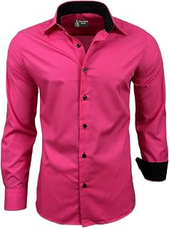 Subliminal Mode Men's Long Sleeve Shirt | Classic Fit | Comfortable and Easy to Wash | Ideal for Office and Casual Outings 444-5
