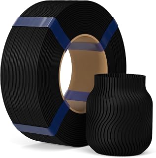 ELEGOO PLA Basic Refill 3D Printer Filament 1.75mm Red 1KG, Easy Storage | 3D Printer Filament No Spool, Dimensional Accuracy +/- 0.02mm, 3D Printing PLA for Reusable Spool Refilling, Vacuum-Sealed