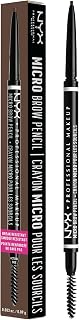 NYX Professional Makeup Brow Pencil Micro Brow Dual Ended Spoolie, Espresso | Ultrafine Tip Brow Pencil, Mechanical Brow Pencil and Spoolie Brush, Vegan Formula, Precise Long-Wearing Definition