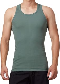 FALARY Men's Tank Top 3/5 Pack 100% Cotton Tank Top