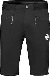 Mammut Aenergy Light SO Shorts Men | Outdoor Wanderhose für Herren, Kurze Trekkinghose, Sporthose mit Taschen für Sommer, Leichte Kletterhose, Funktionshose für Sport, Atmungsaktiv | Schwarz, 54