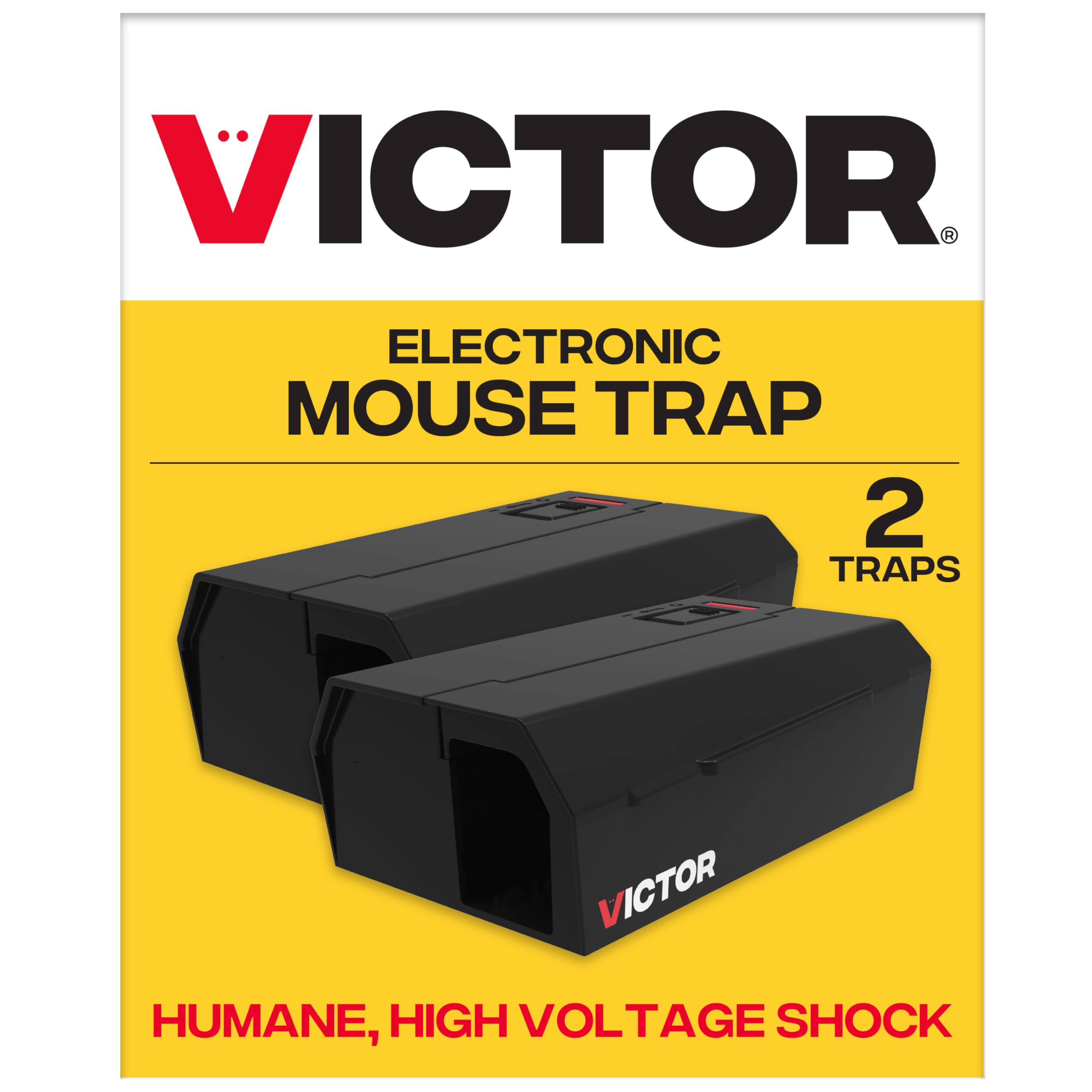Victor Electronic Mouse Trap, 2-Pack, Indoor Electric Mouse Traps for Home | Kil