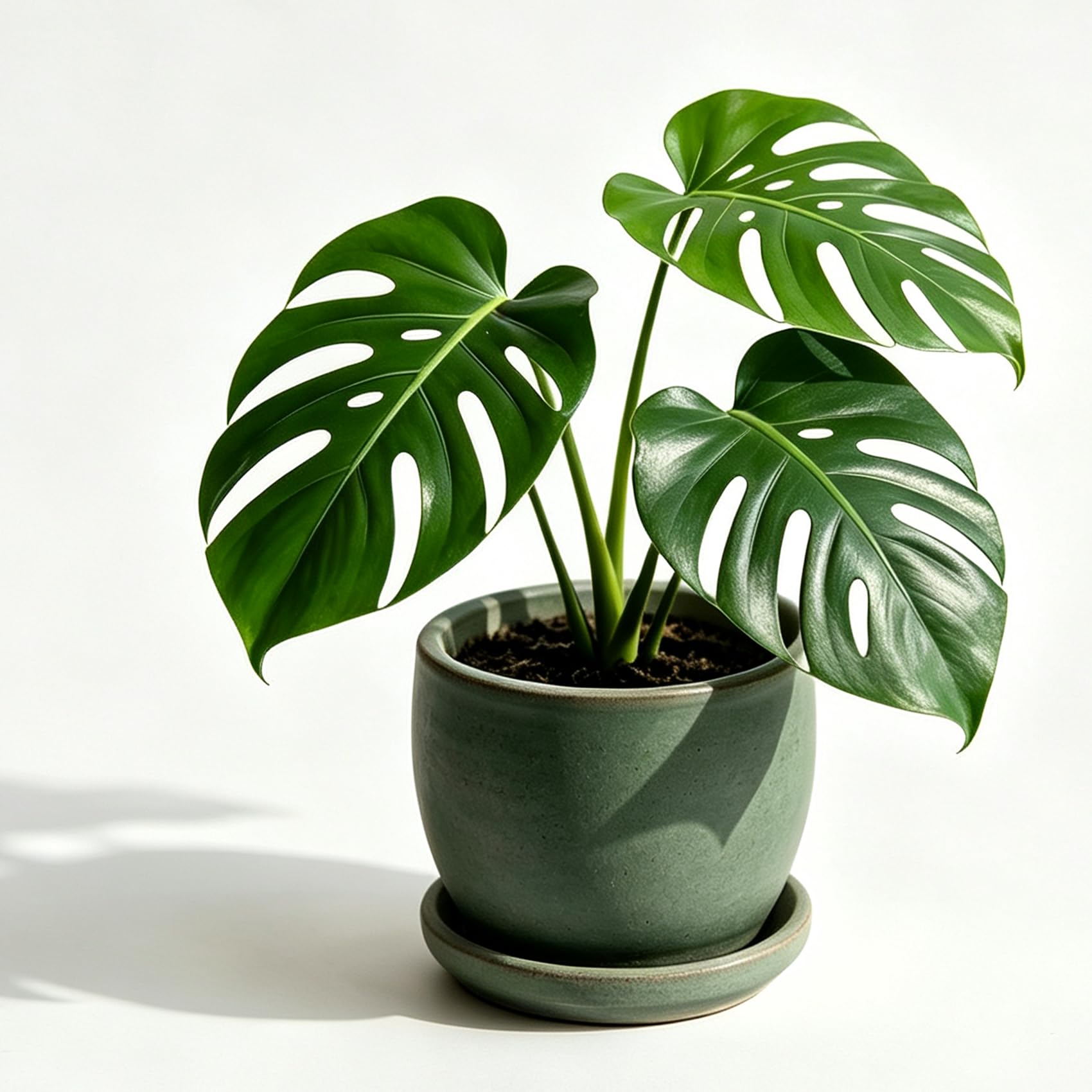 Live Bare Root Monstera 1-2 Plants,Air Purifying Easy Care Indoor Gift (2) | Air