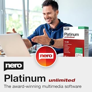 Nero Platinum Unlimited | All-in-One Multimedia Suite for Video Editing, Photos, Music, Backup & Media Conversion | Lifetime License | 1 PC | Windows 11/10