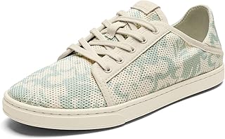 OluKai Pehuea Li Women's Lace-Up Sneakers, Everyday Shoes with Drop-in Heel