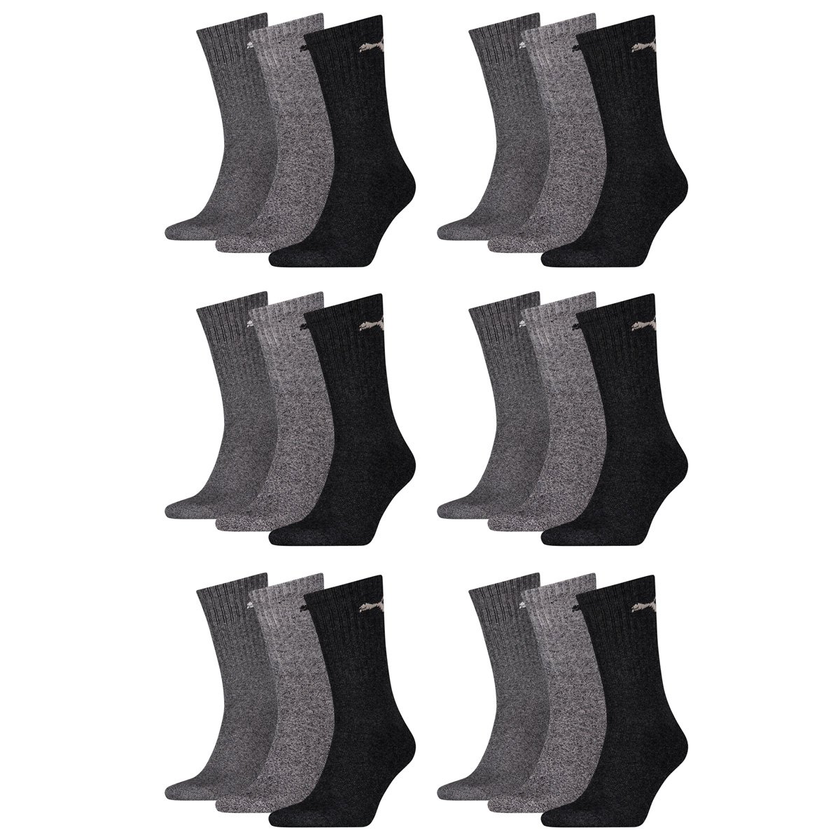 PUMA Sport 3p Men's Sports Socks (Pack of 3)