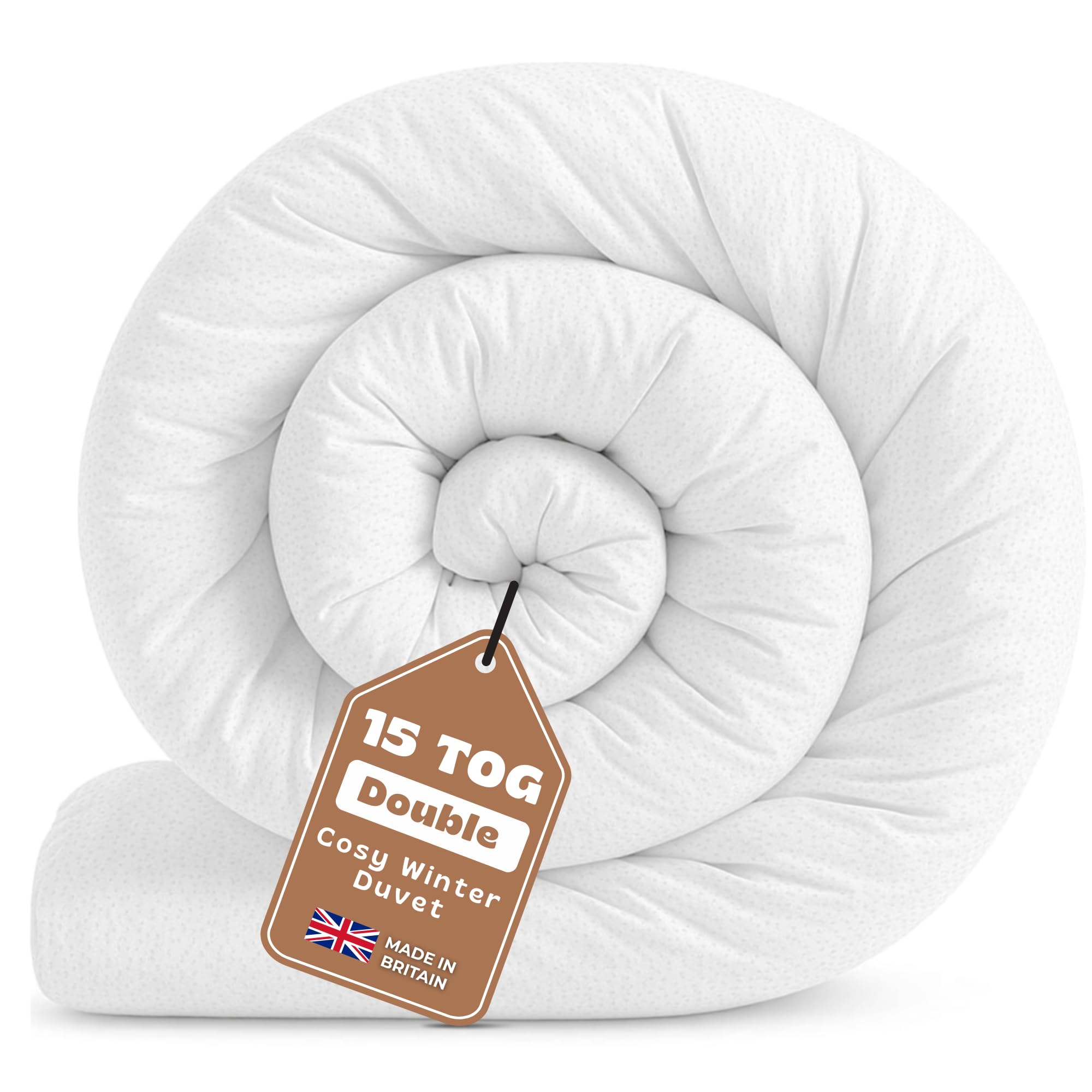 15 Tog Double Duvet | Extra Warm & Cosy Winter Duvets for Cold Night | Made in U