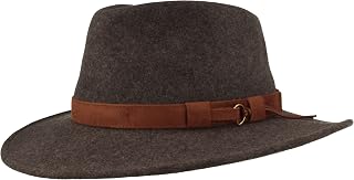 Breiter Rollable Outdoor Felt Hat Trekking Hat 100% Wool Hat Water-Repellent Wool Hat Foldable Men and Women
