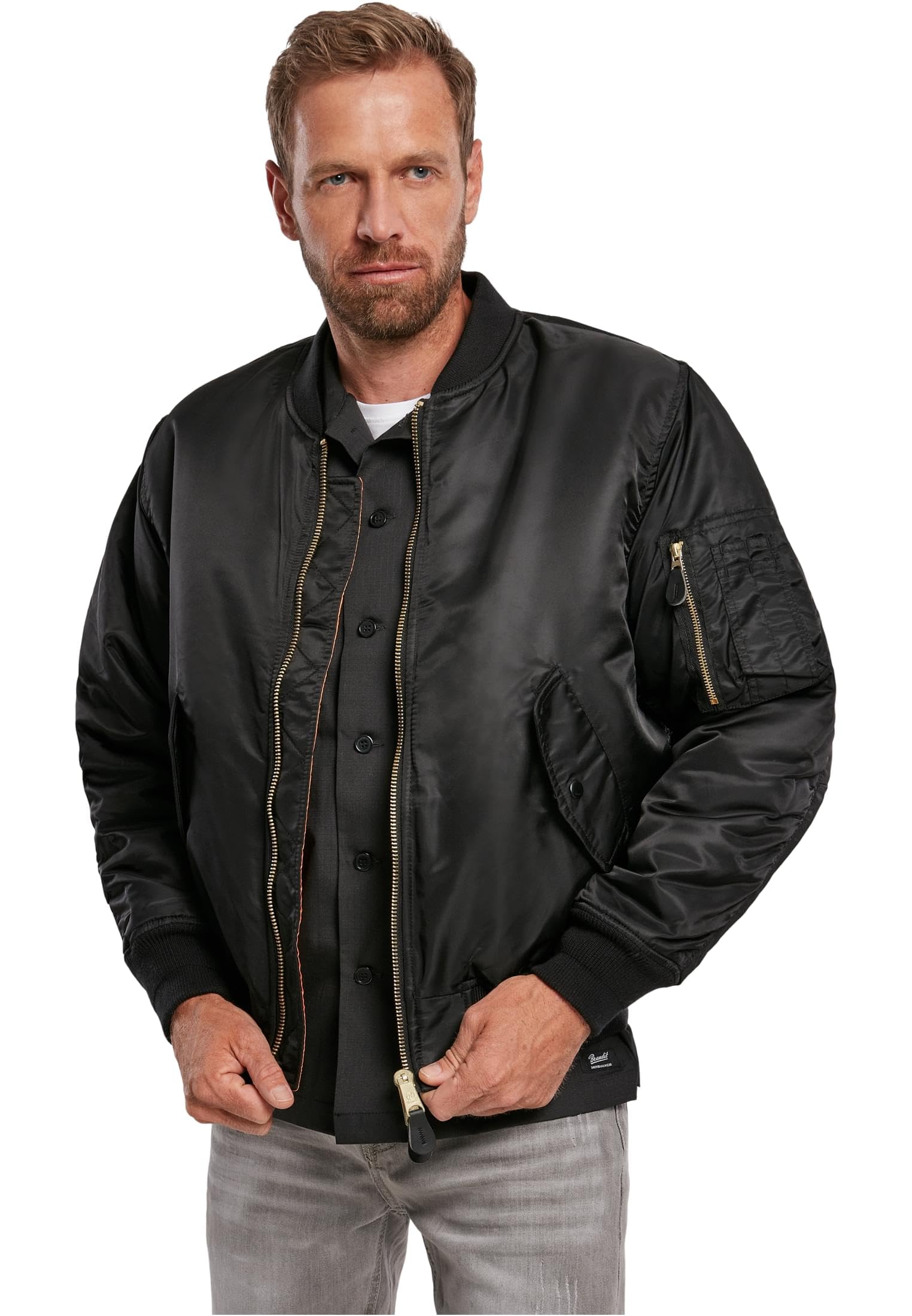 Brandit Men's MA1 Jacket Olive