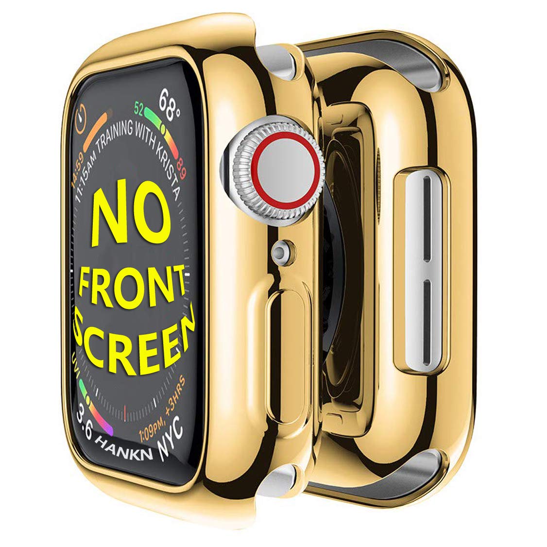 Soft TPU Case for Apple Watch Series 11 10 46mm Gold