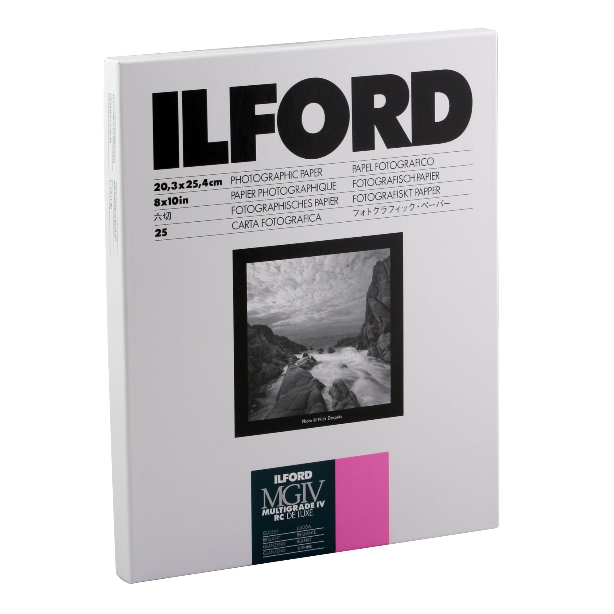 Ilford Multigrade IV RC Deluxe Resin Coated VC Variable Contrast - Black and Whi