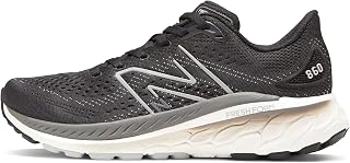 New Balance Women's Fresh Foam X 860 V13 Running Shoe, Black/White, 5.5 X-Wide