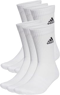 adidas Unisex Cushioned Sportswear Crew Socks 6 Pairs Crew Socks