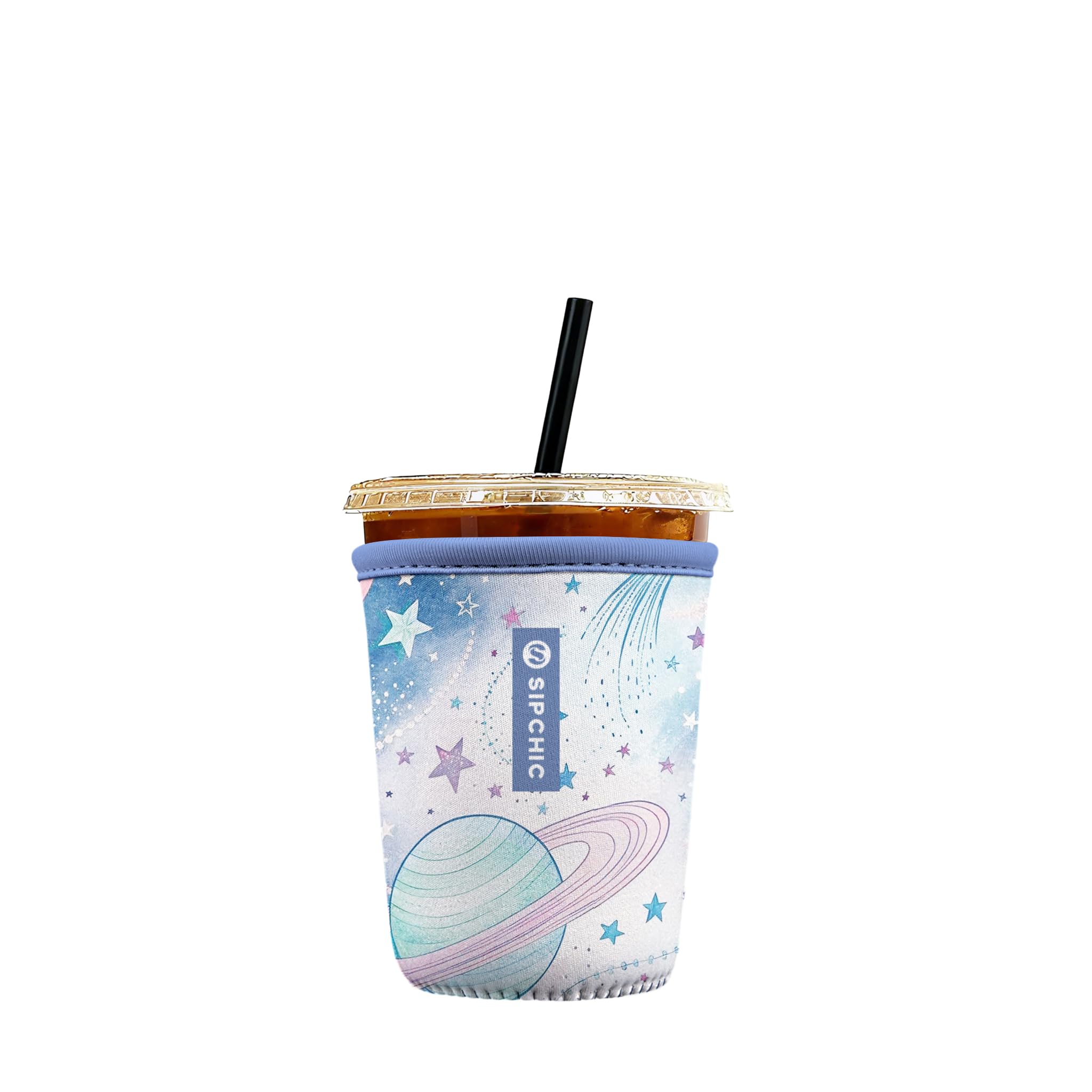 Iced Coffee Sleeve – Neoprene Reusable Cup Sleeves for Drinks, Insulated Drink S