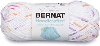 Bernat Cotton Yarn, Floral Prints, 1.5 oz