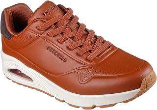 Skechers Los Angeles Uno Tailored Air Mens Casual Trainers in Navy Black