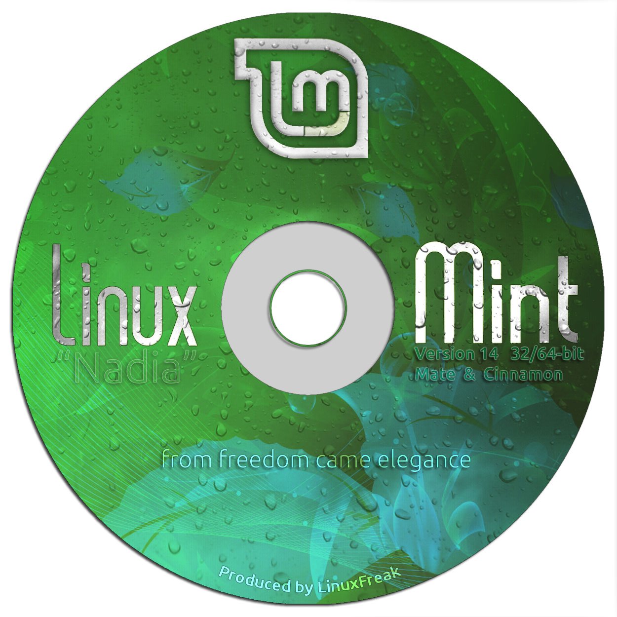 Linux Mint 14 Special Edition DVD - Includes both 32-bit and 64-bit, and both MA